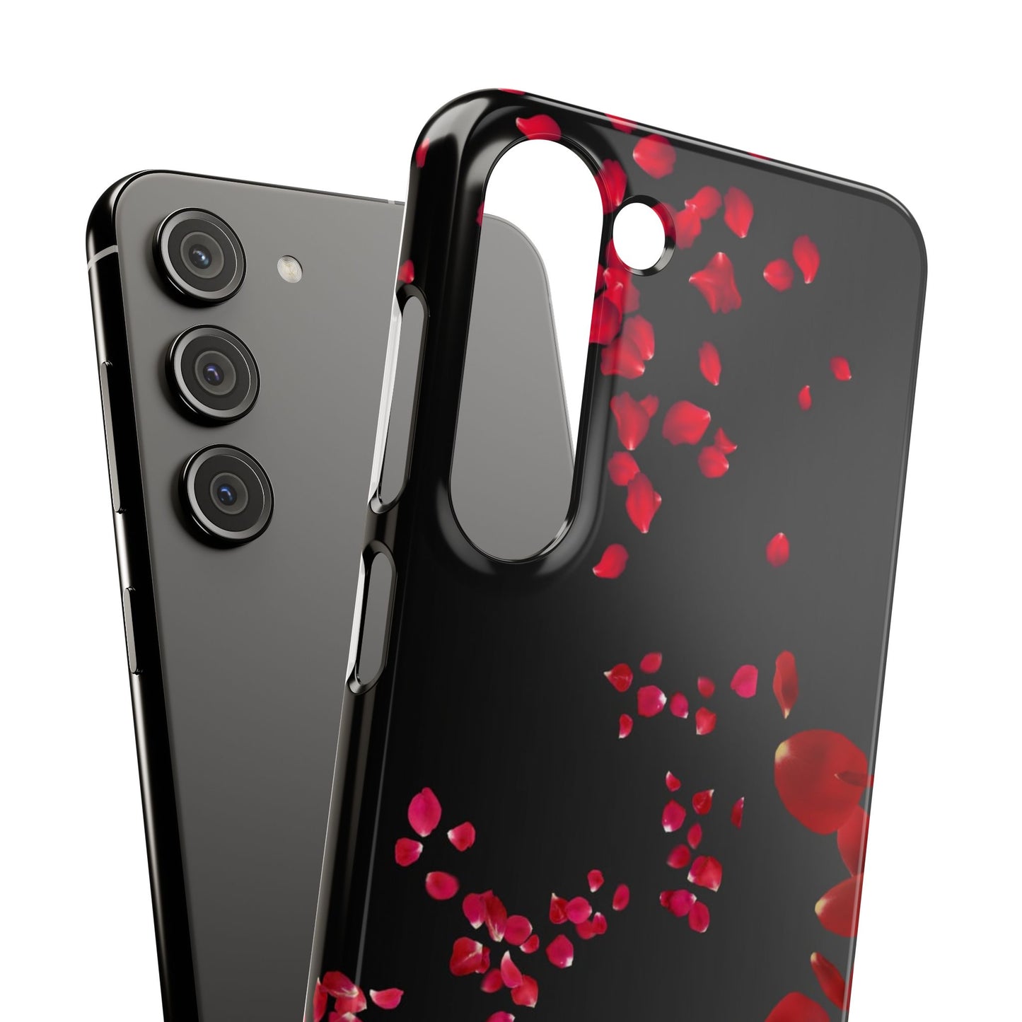 Romantic Floral Phone Case, Snap Case for Lovers, Cute Phone Cover, Gift for Her, Valentine's Day Accessory, Floral Design Snap Cases