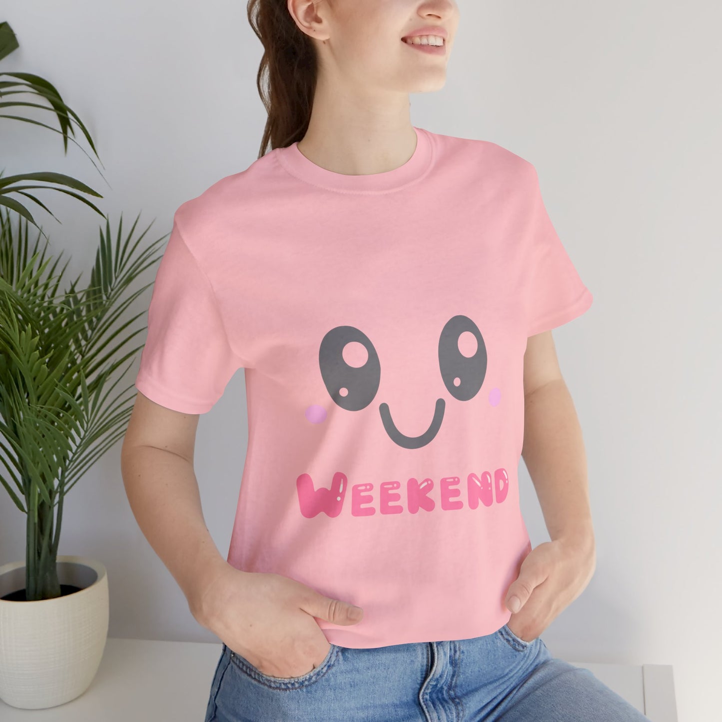 Weekend Kawaii Face T-Shirt