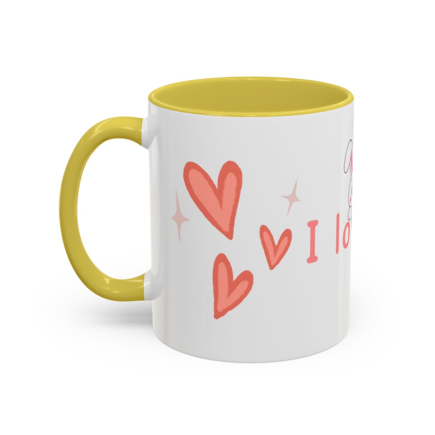Colorful Bunny Coffee Mug – Sweet Gift for Love & Friendship