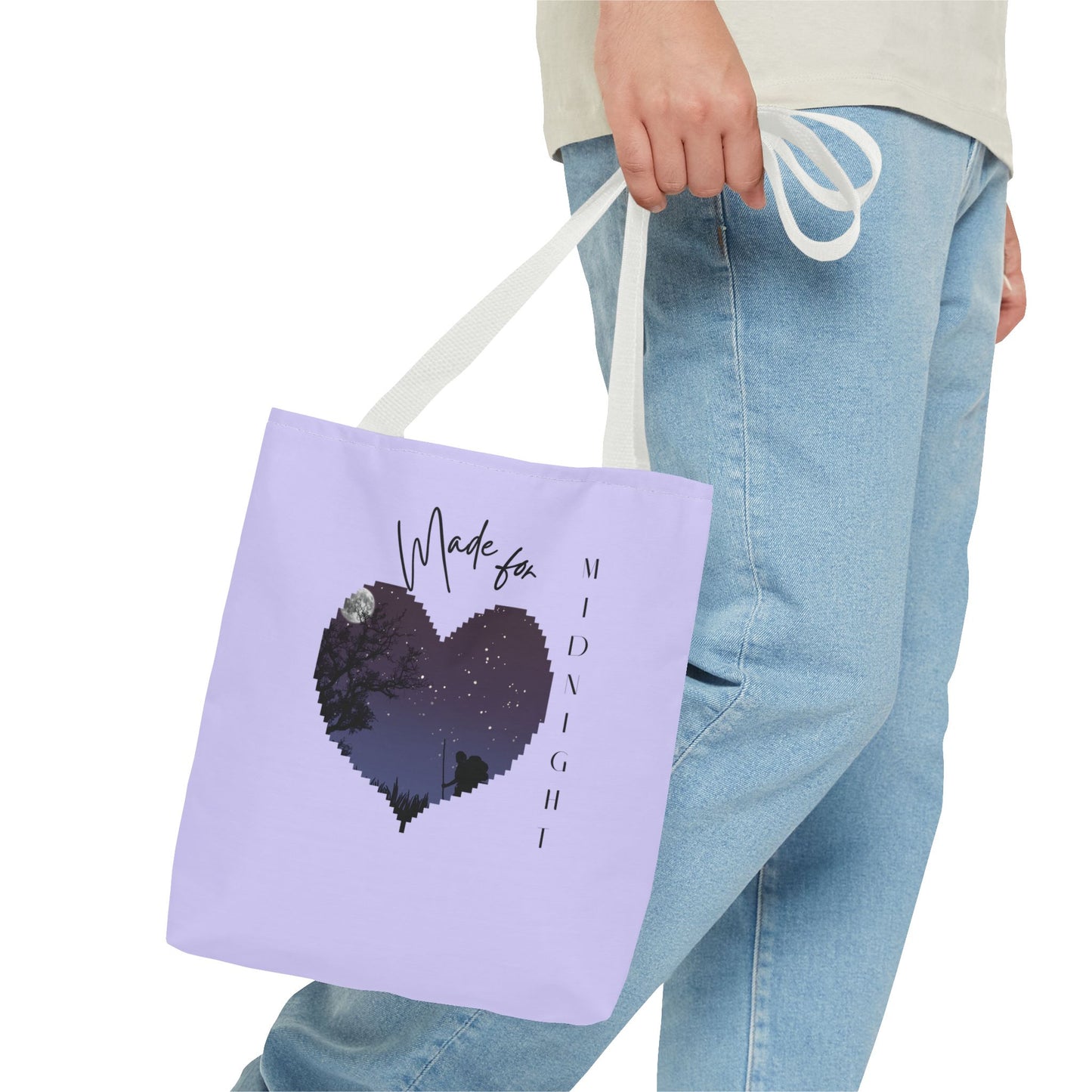 Midnight Heart Tote | Modern, Eco-Friendly Carryall