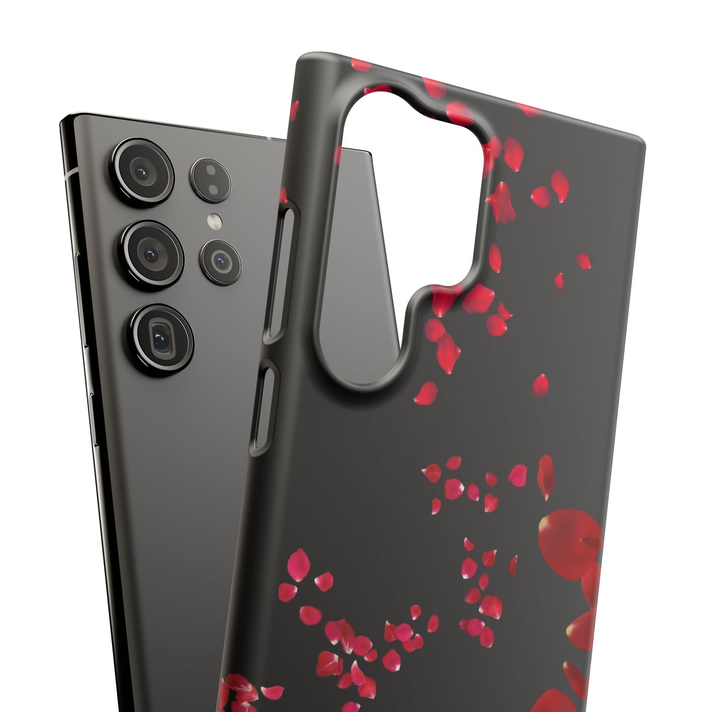 Romantic Floral Phone Case, Snap Case for Lovers, Cute Phone Cover, Gift for Her, Valentine's Day Accessory, Floral Design Snap Cases