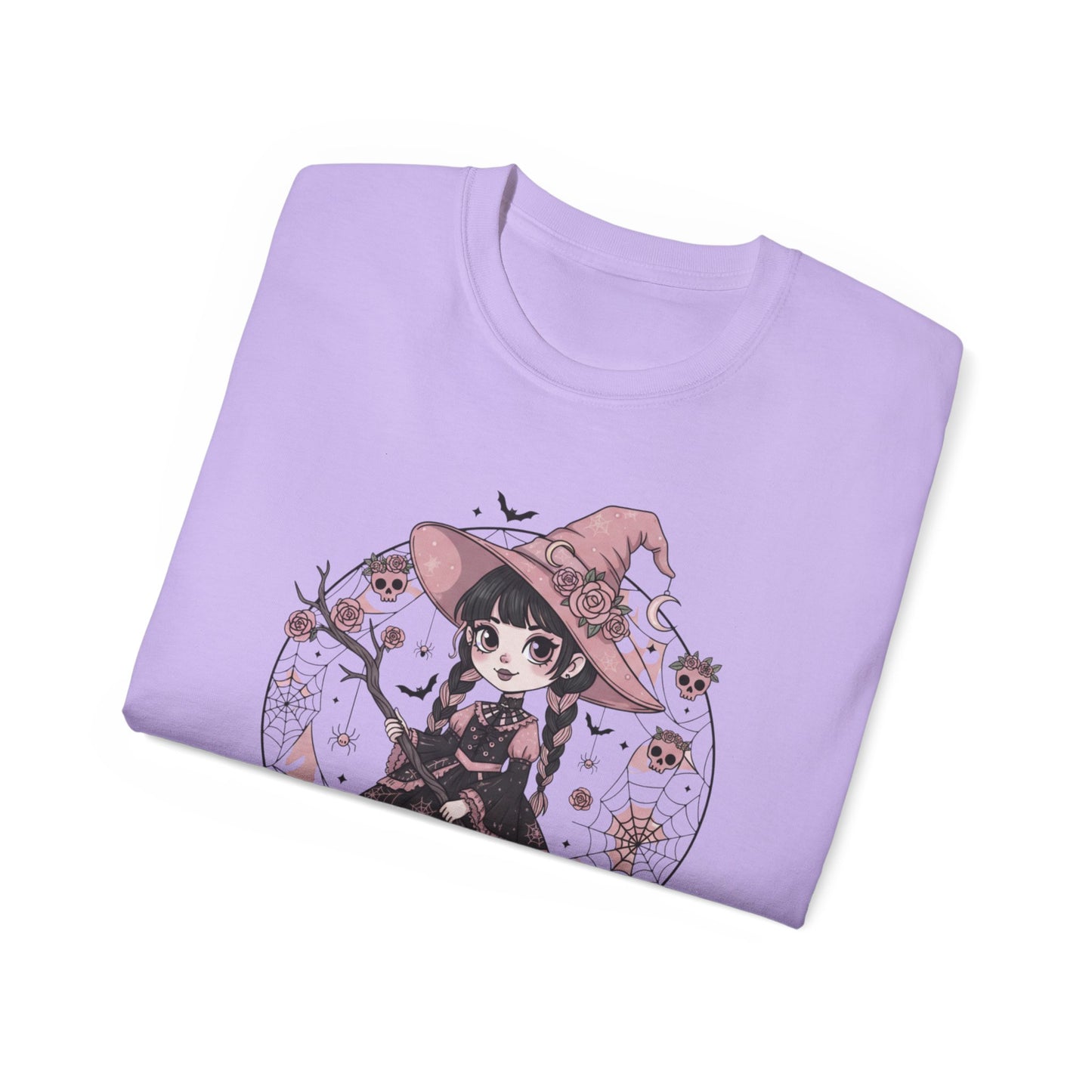 Spooky & Sweet Witch Halloween T-Shirt | Cute Witchy Unisex Graphic Tee