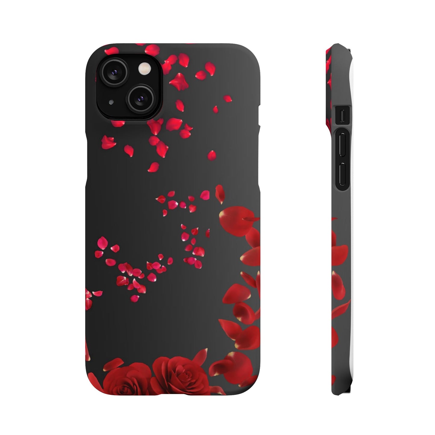 Romantic Floral Phone Case, Snap Case for Lovers, Cute Phone Cover, Gift for Her, Valentine's Day Accessory, Floral Design Snap Cases