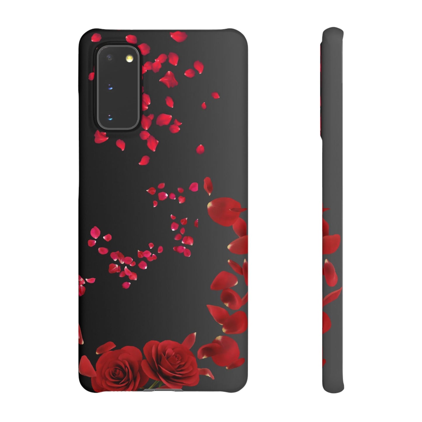 Romantic Floral Phone Case, Snap Case for Lovers, Cute Phone Cover, Gift for Her, Valentine's Day Accessory, Floral Design Snap Cases