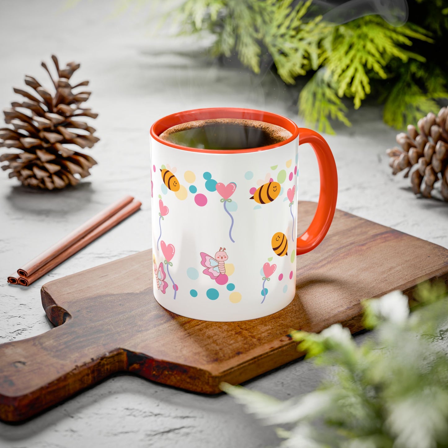 Cute Bee & Fairy Kids’ Mug – Colorful Drinkware