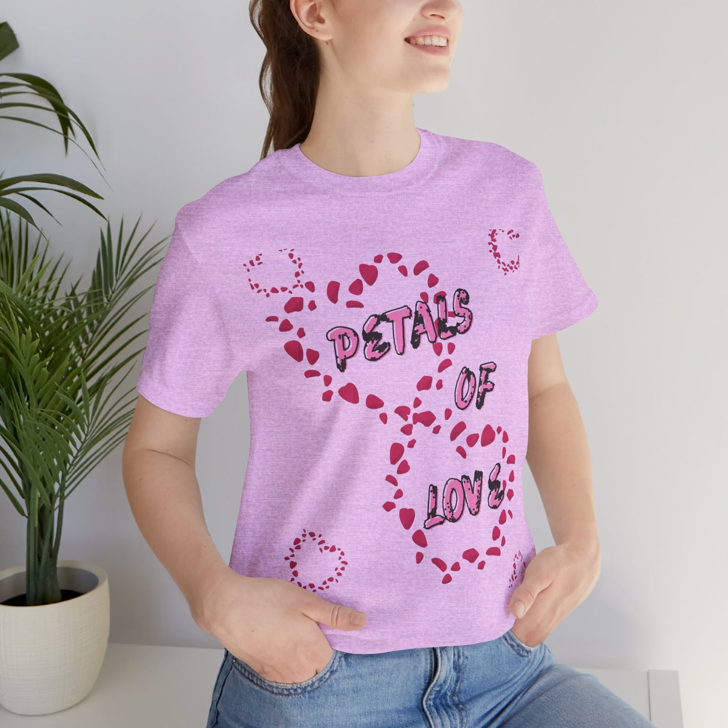 Petals of Love Tee – Floral Graphic Unisex Shirt