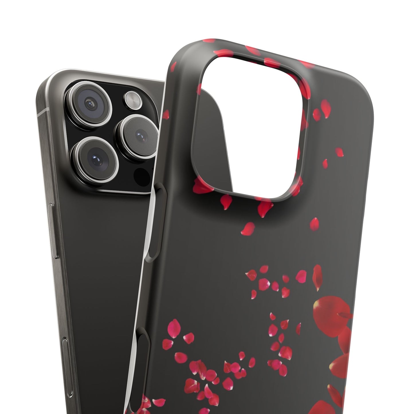 Romantic Floral Phone Case, Snap Case for Lovers, Cute Phone Cover, Gift for Her, Valentine's Day Accessory, Floral Design Snap Cases