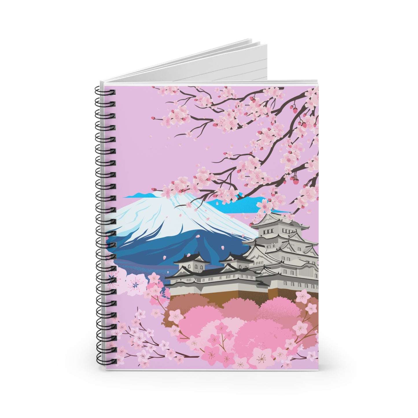 Cherry Blossom Spiral Notebook