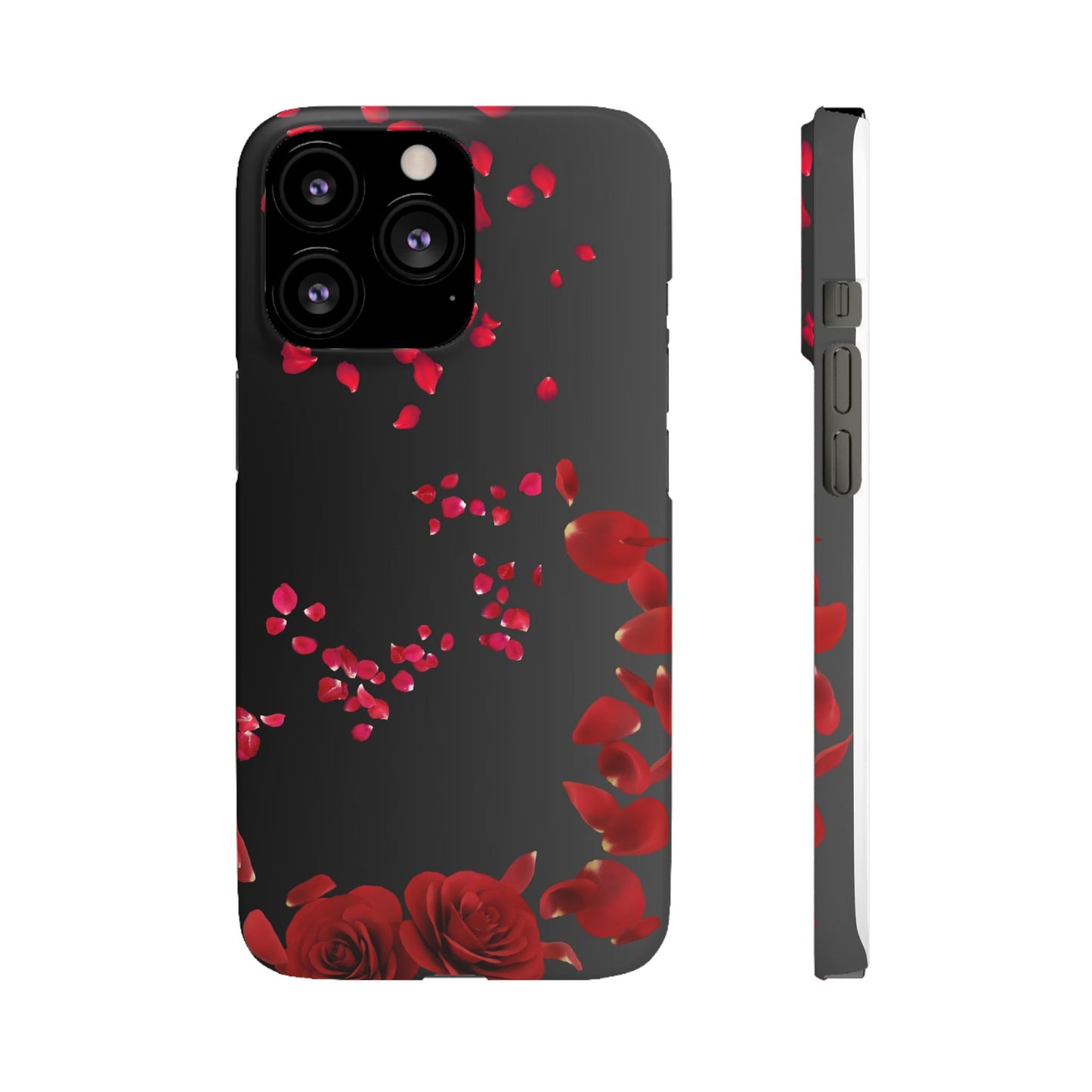 Romantic Floral Phone Case, Snap Case for Lovers, Cute Phone Cover, Gift for Her, Valentine's Day Accessory, Floral Design Snap Cases