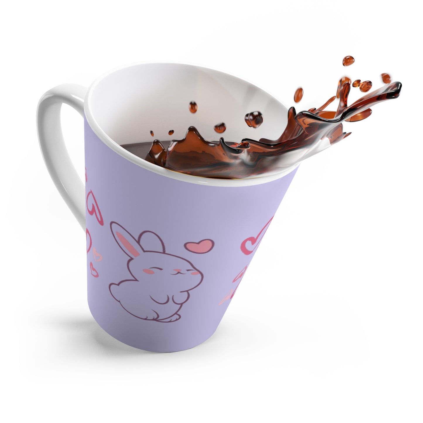 Cute Bunny Love Latte Mug – Adorable Ceramic Cup for Coffee Lovers