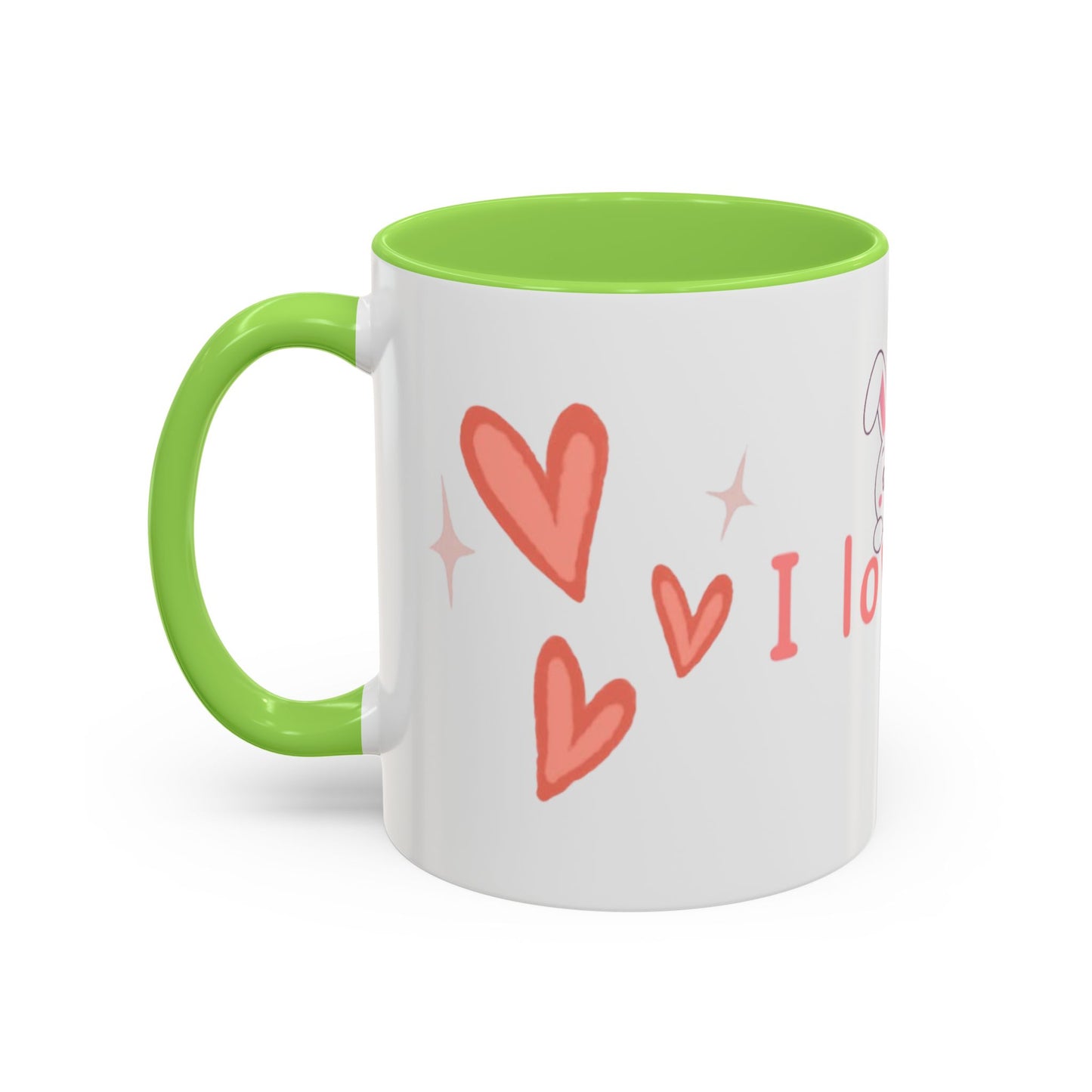 Colorful Bunny Coffee Mug – Sweet Gift for Love & Friendship