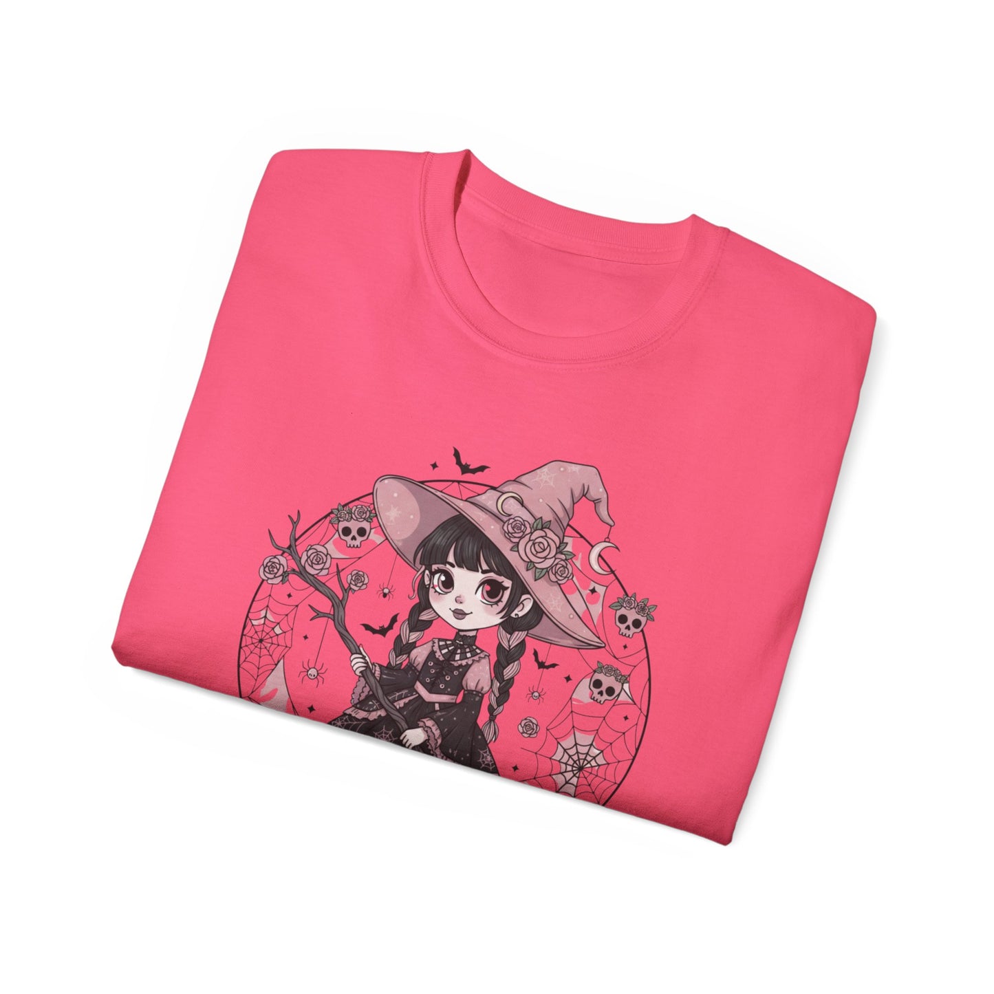 Spooky & Sweet Witch Halloween T-Shirt | Cute Witchy Unisex Graphic Tee