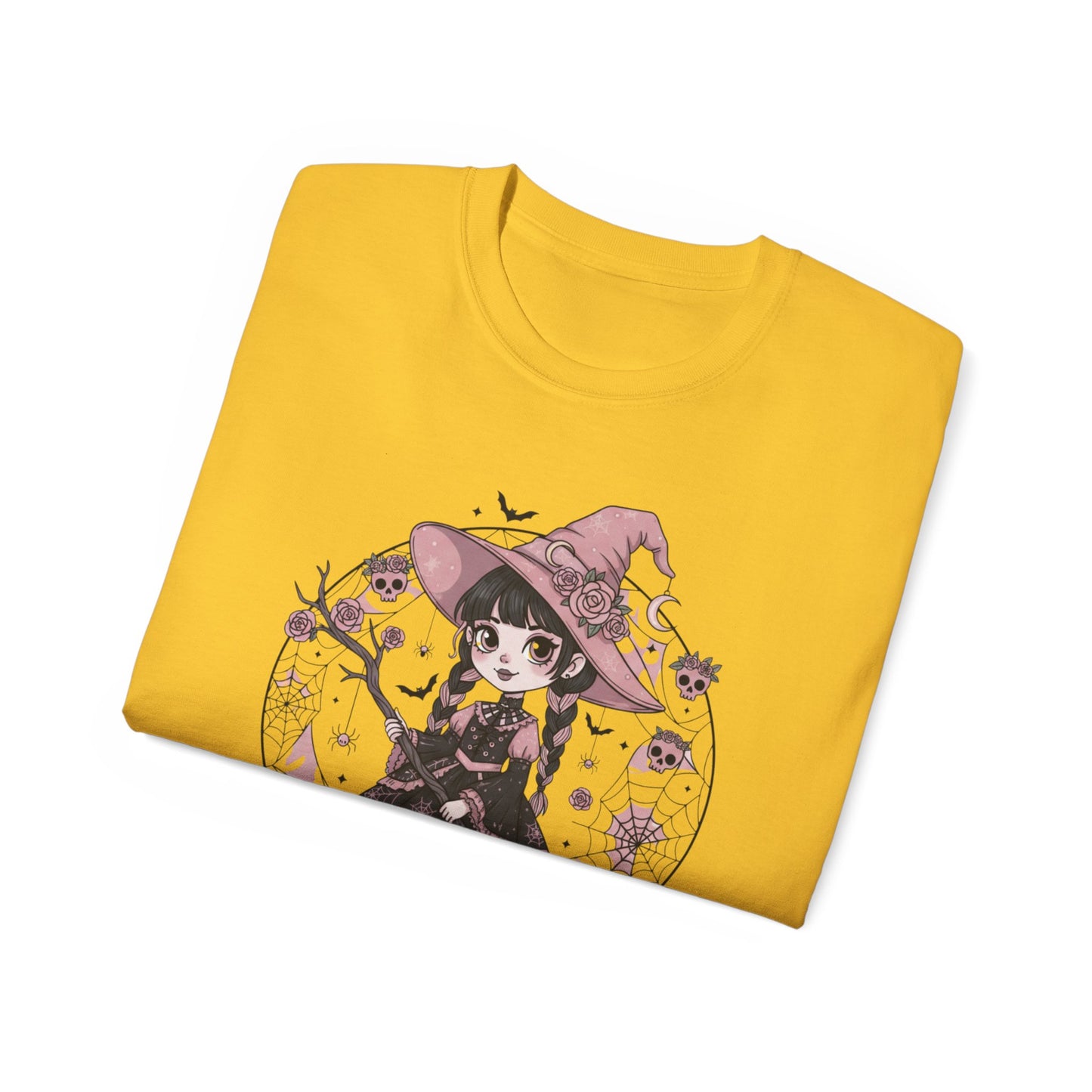 Spooky & Sweet Witch Halloween T-Shirt | Cute Witchy Unisex Graphic Tee