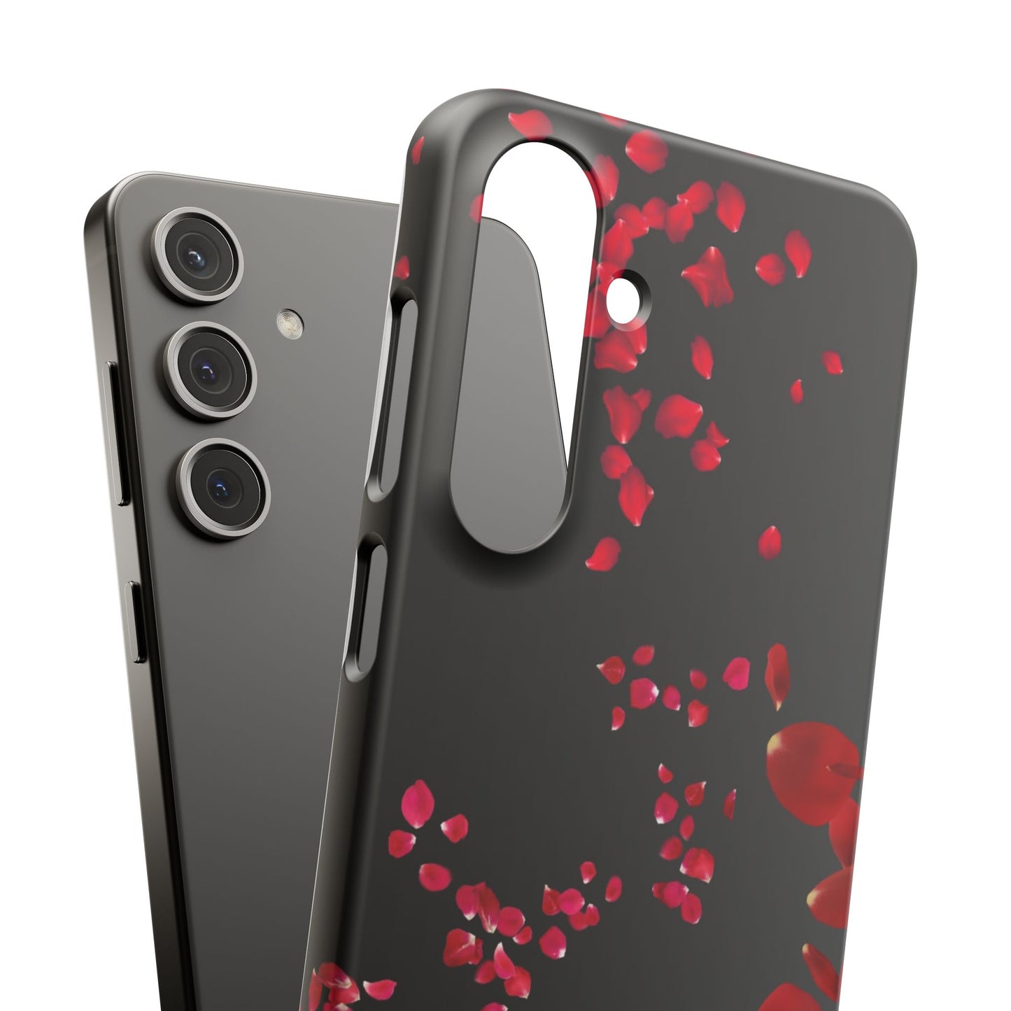 Romantic Floral Phone Case, Snap Case for Lovers, Cute Phone Cover, Gift for Her, Valentine's Day Accessory, Floral Design Snap Cases