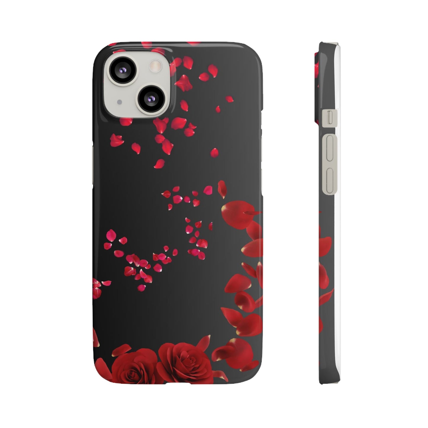 Romantic Floral Phone Case, Snap Case for Lovers, Cute Phone Cover, Gift for Her, Valentine's Day Accessory, Floral Design Snap Cases