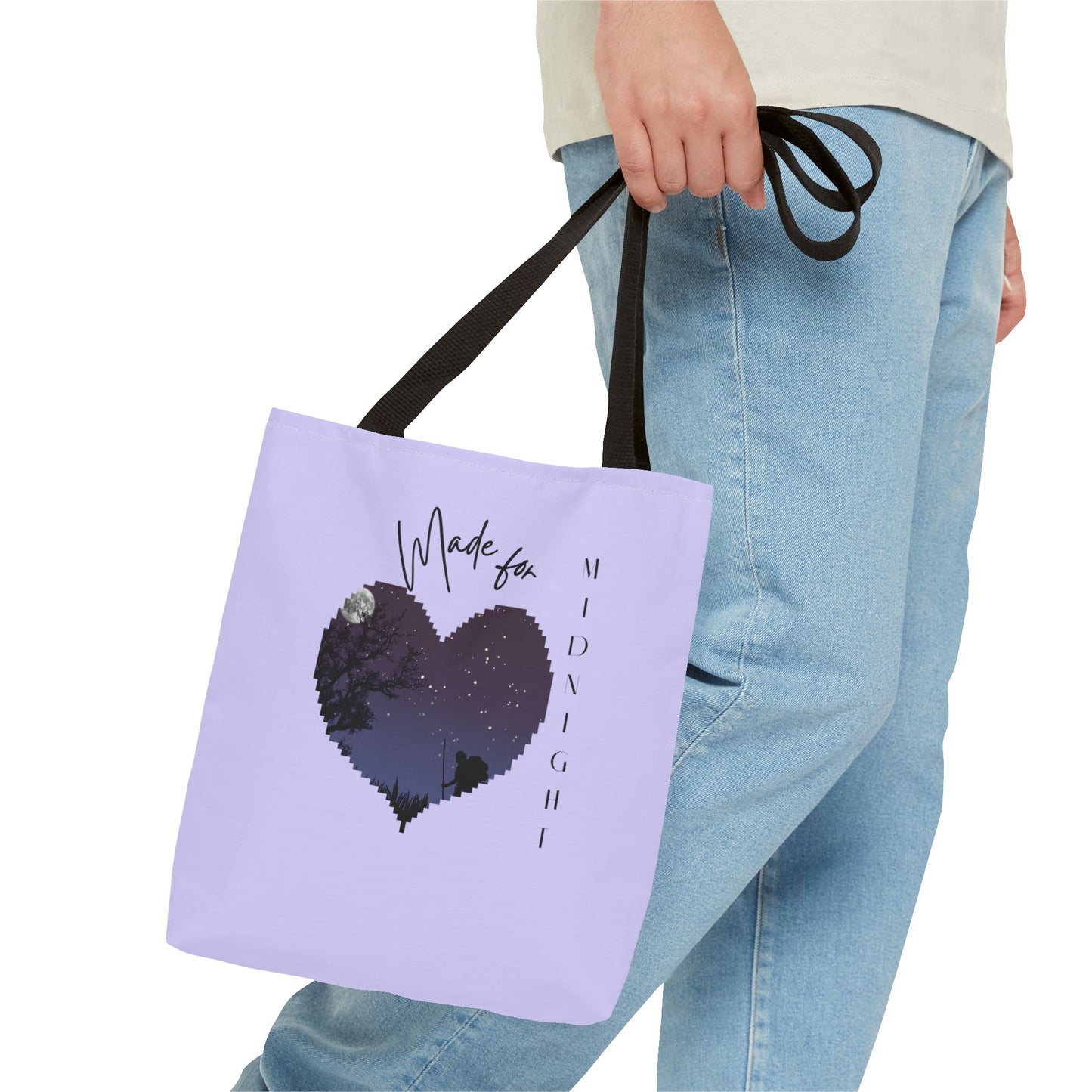 Midnight Heart Tote | Modern, Eco-Friendly Carryall