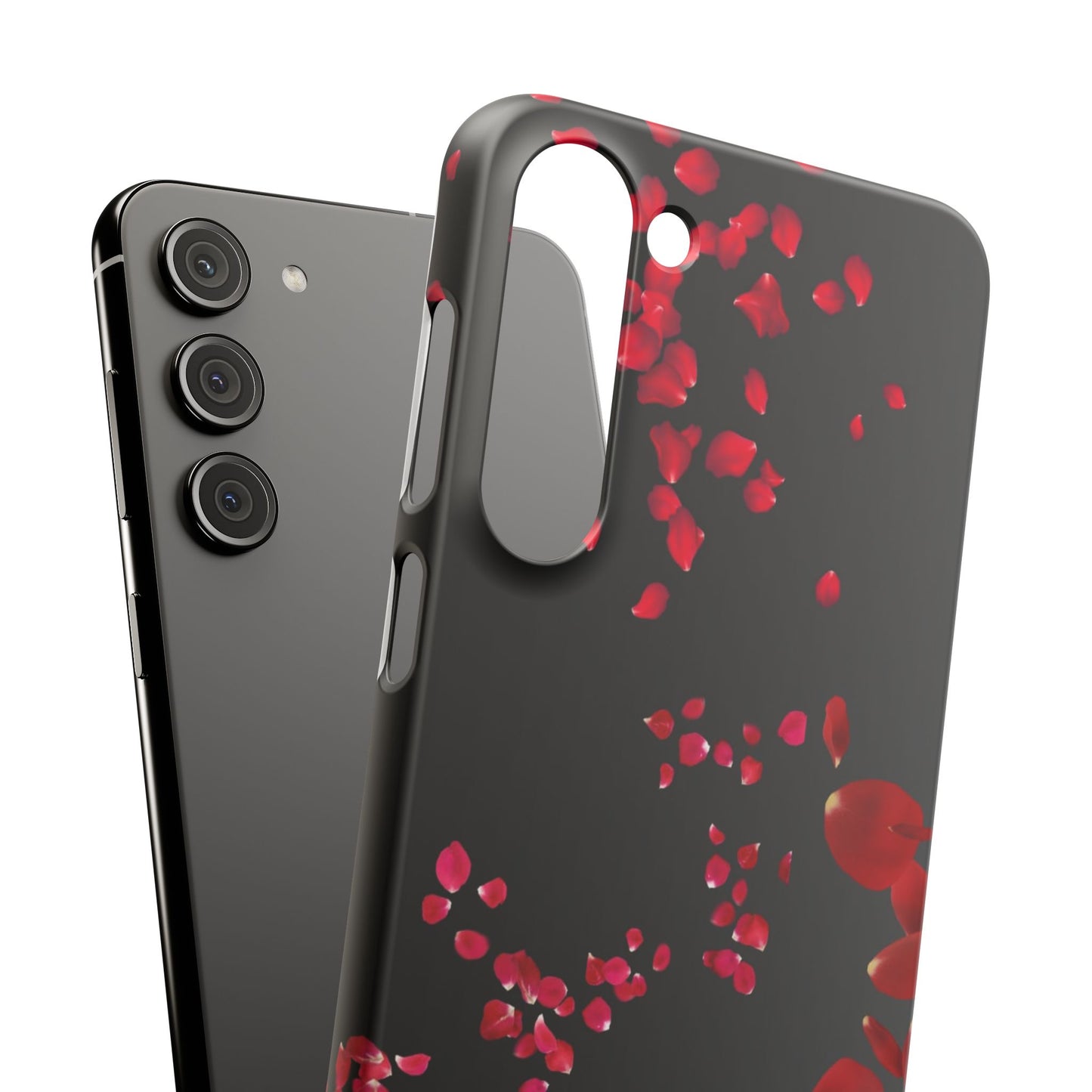 Romantic Floral Phone Case, Snap Case for Lovers, Cute Phone Cover, Gift for Her, Valentine's Day Accessory, Floral Design Snap Cases