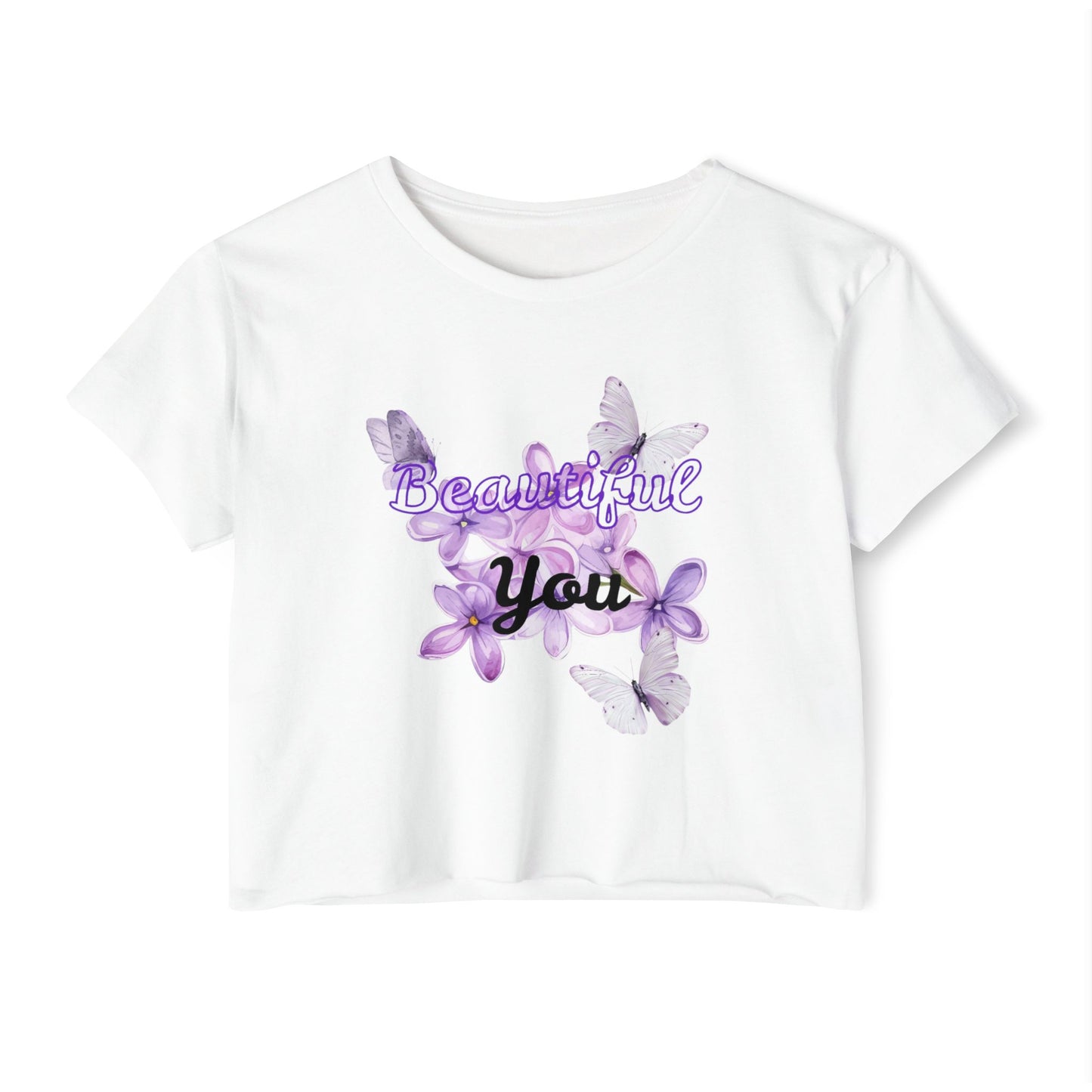 Butterfly Print Boho Tee
