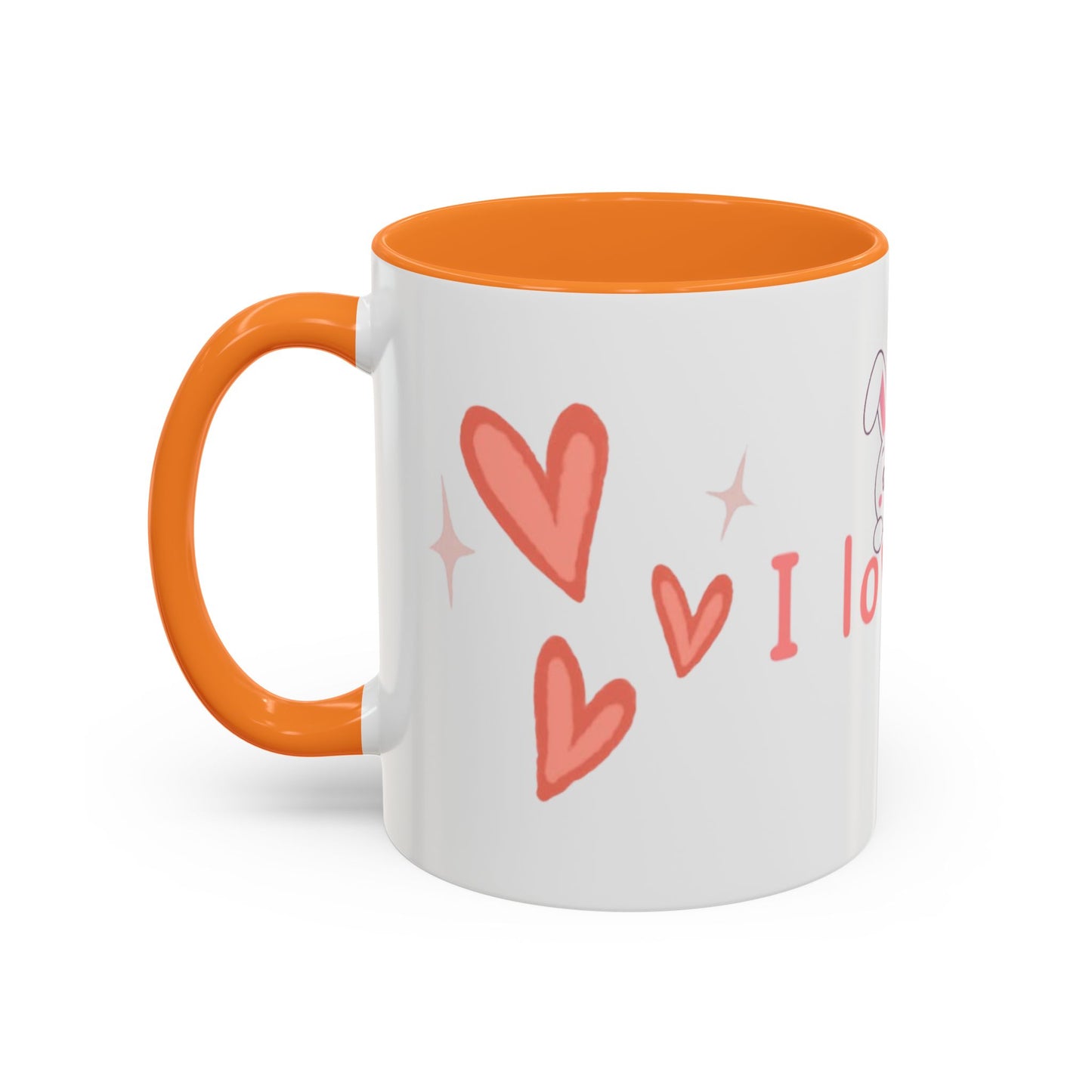 Colorful Bunny Coffee Mug – Sweet Gift for Love & Friendship