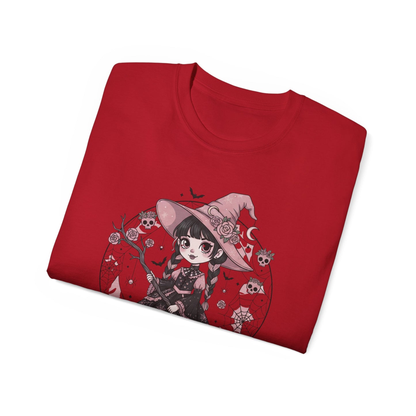 Spooky & Sweet Witch Halloween T-Shirt | Cute Witchy Unisex Graphic Tee