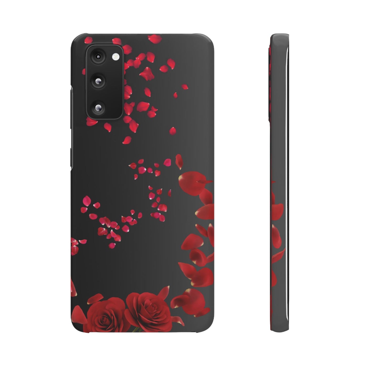 Romantic Floral Phone Case, Snap Case for Lovers, Cute Phone Cover, Gift for Her, Valentine's Day Accessory, Floral Design Snap Cases