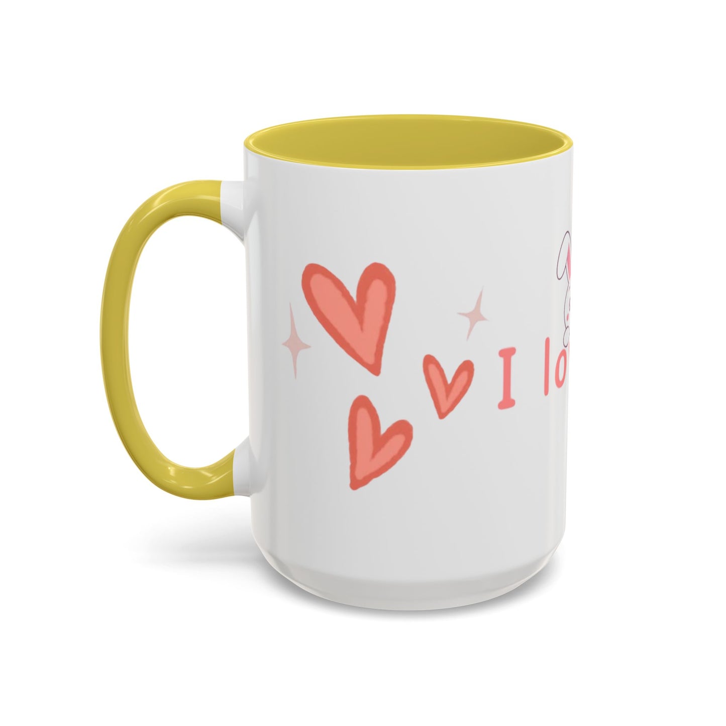 Colorful Bunny Coffee Mug – Sweet Gift for Love & Friendship