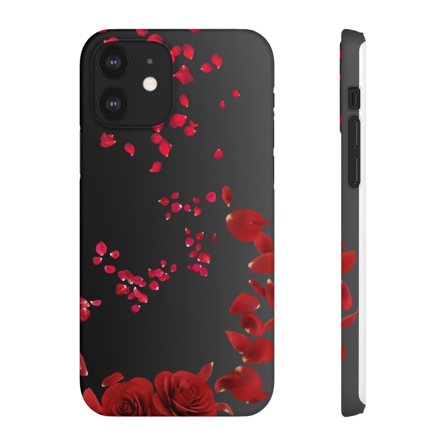 Romantic Floral Phone Case, Snap Case for Lovers, Cute Phone Cover, Gift for Her, Valentine's Day Accessory, Floral Design Snap Cases
