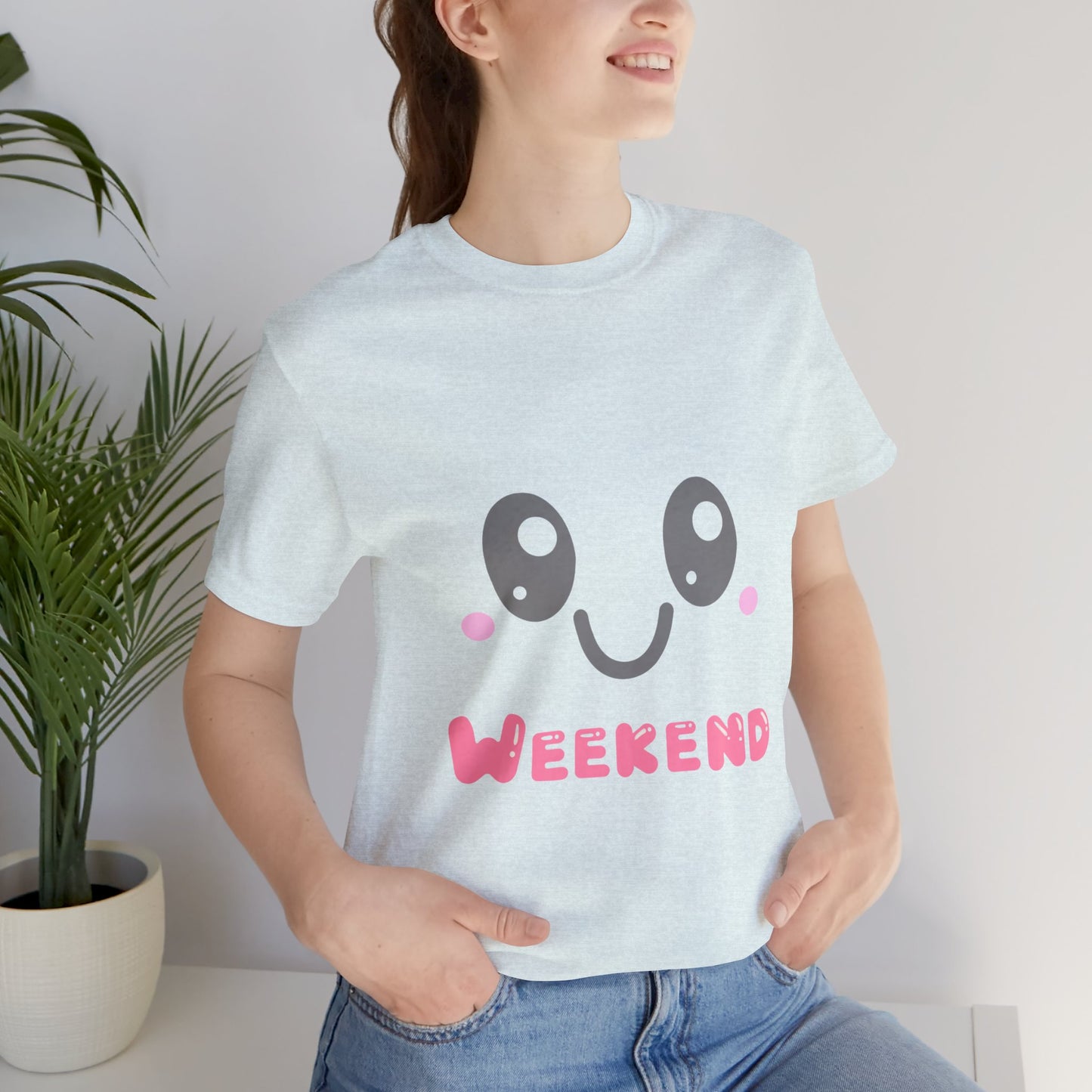 Weekend Kawaii Face T-Shirt
