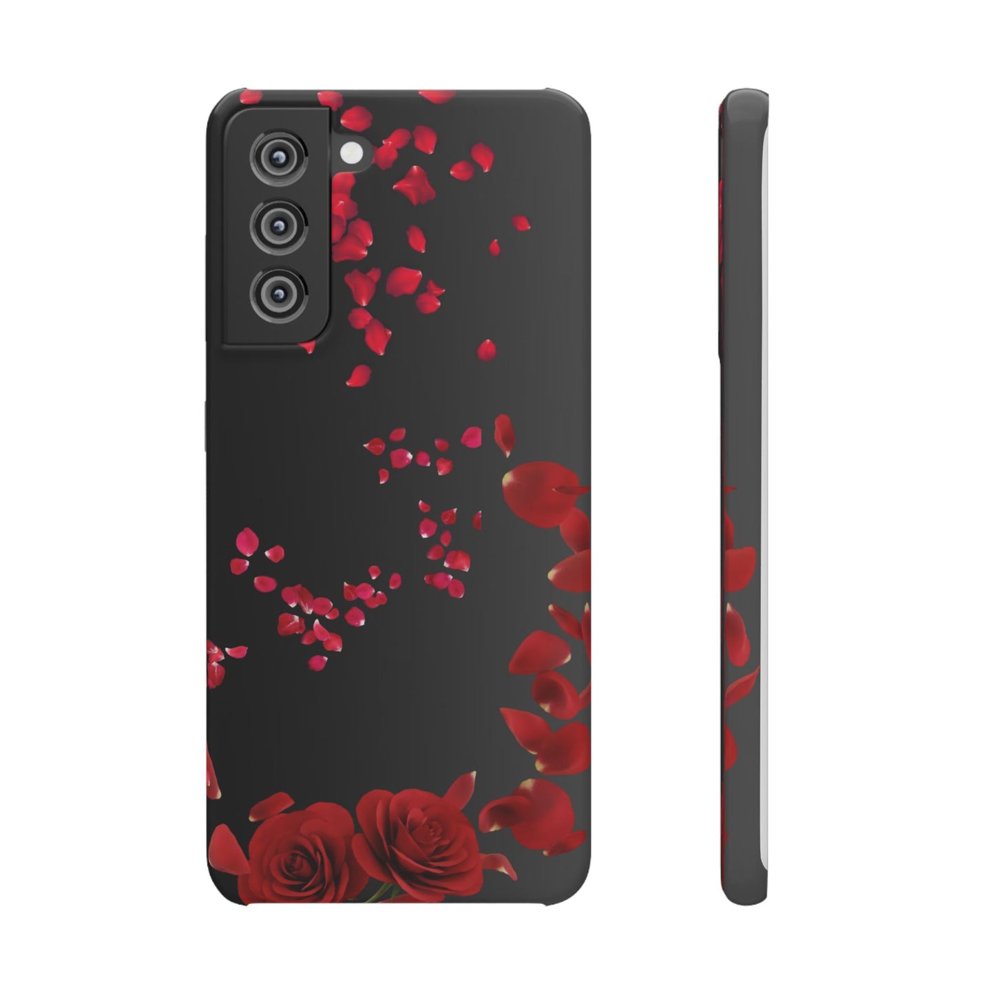 Romantic Floral Phone Case, Snap Case for Lovers, Cute Phone Cover, Gift for Her, Valentine's Day Accessory, Floral Design Snap Cases