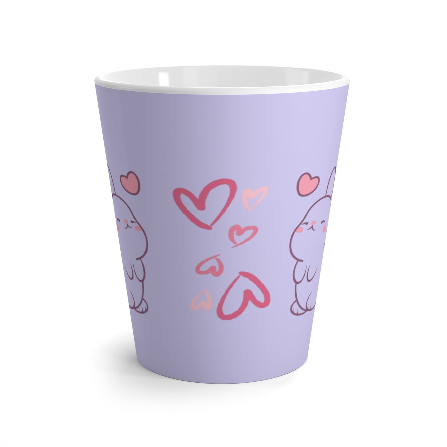 Cute Bunny Love Latte Mug – Adorable Ceramic Cup for Coffee Lovers