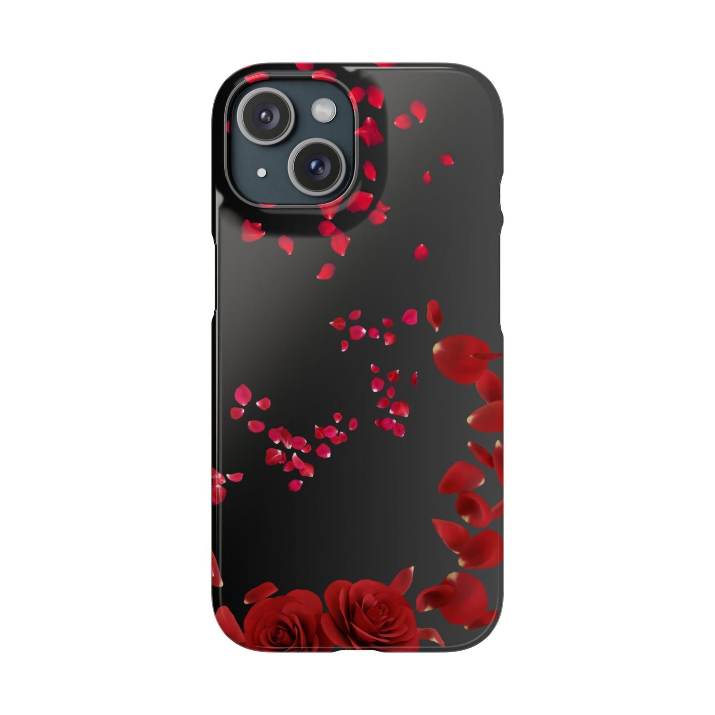 Romantic Floral Phone Case, Snap Case for Lovers, Cute Phone Cover, Gift for Her, Valentine's Day Accessory, Floral Design Snap Cases