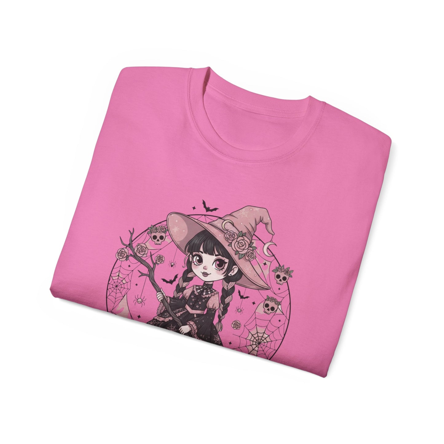 Spooky & Sweet Witch Halloween T-Shirt | Cute Witchy Unisex Graphic Tee