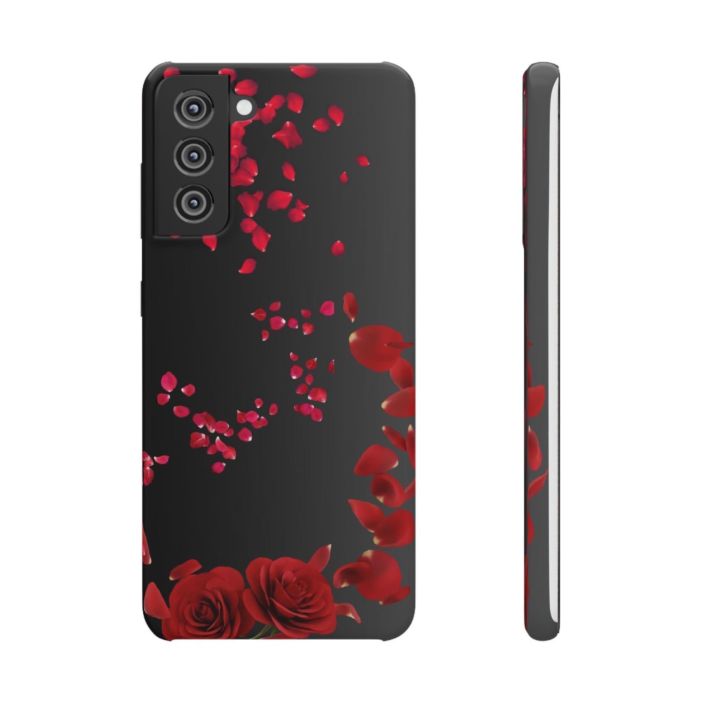 Romantic Floral Phone Case, Snap Case for Lovers, Cute Phone Cover, Gift for Her, Valentine's Day Accessory, Floral Design Snap Cases