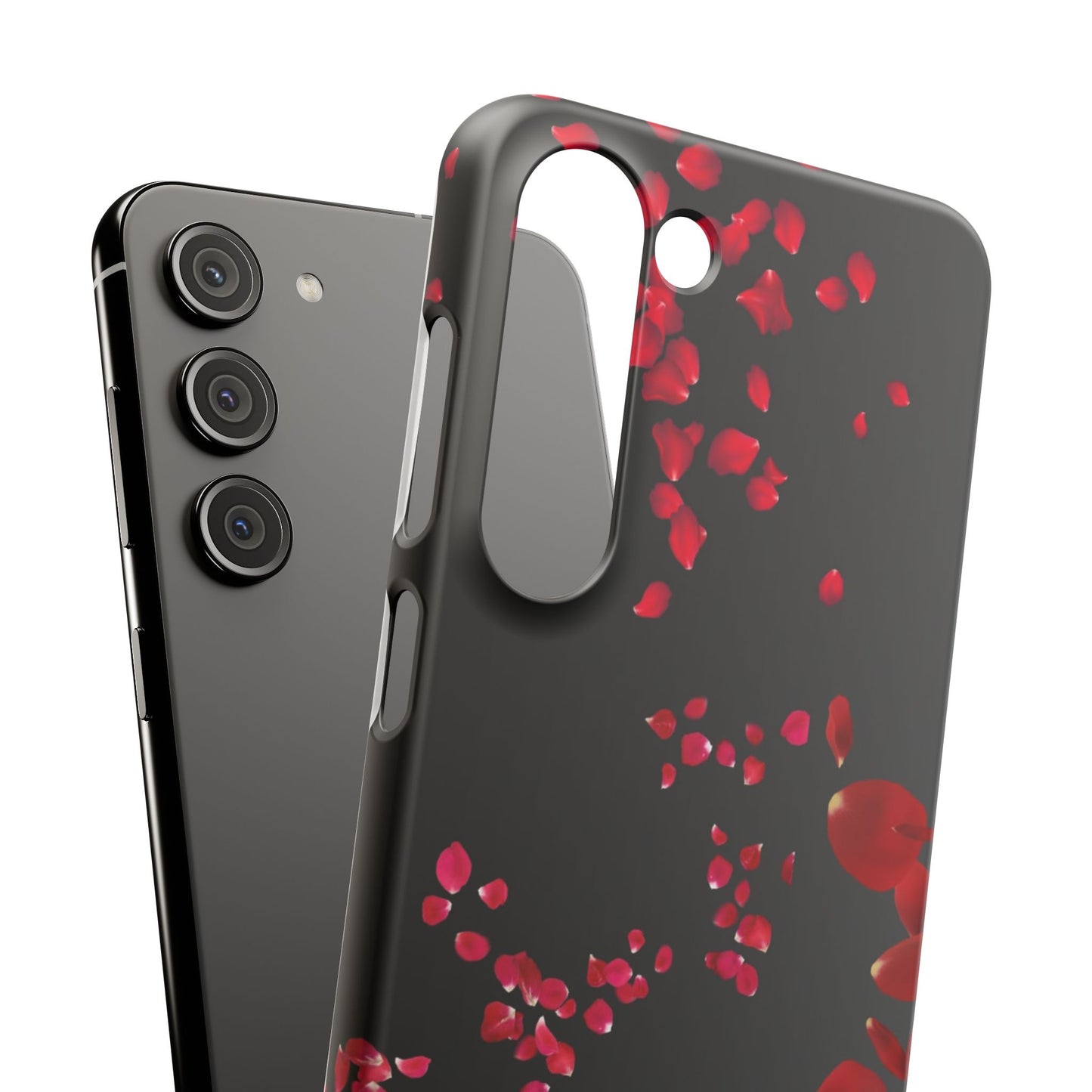 Romantic Floral Phone Case, Snap Case for Lovers, Cute Phone Cover, Gift for Her, Valentine's Day Accessory, Floral Design Snap Cases