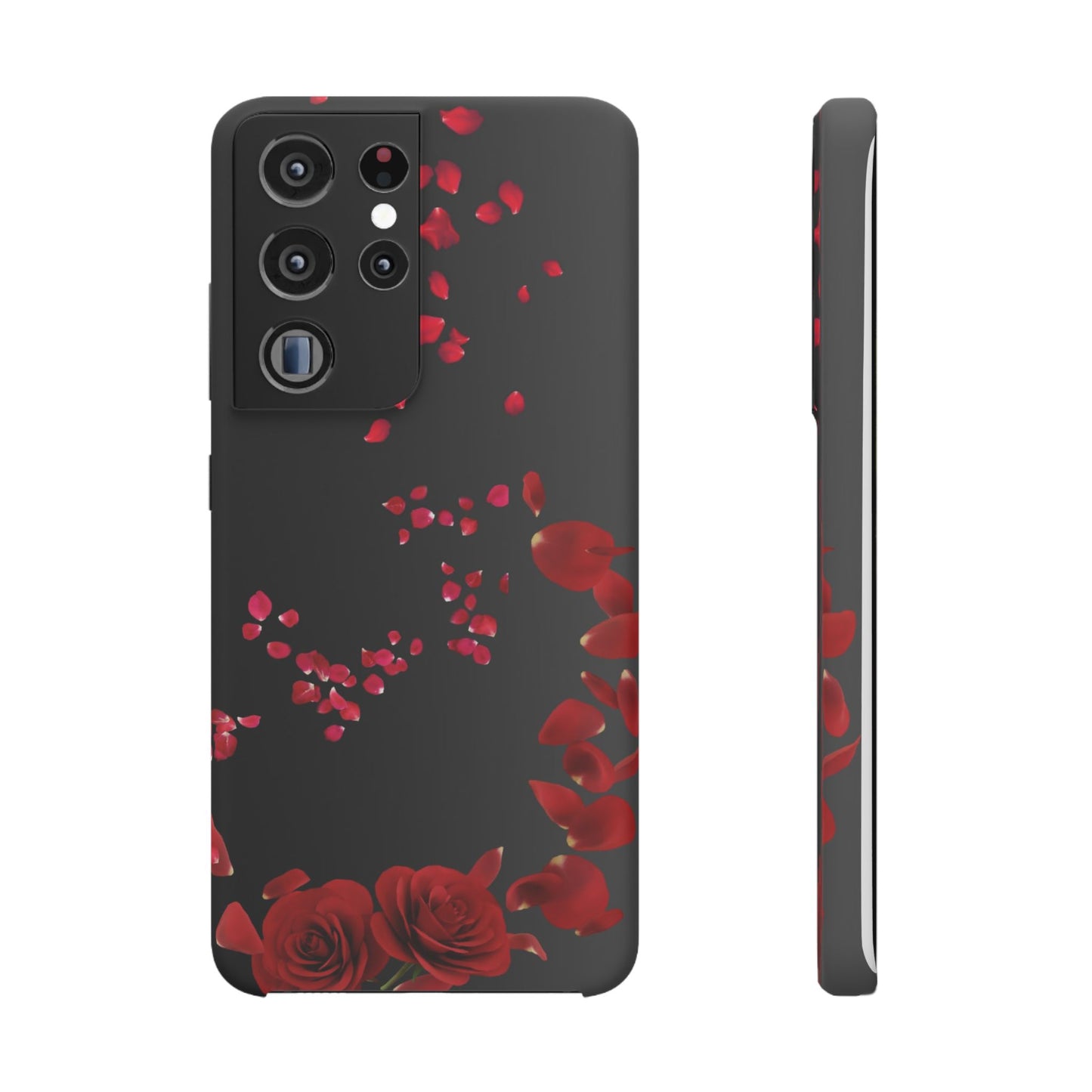 Romantic Floral Phone Case, Snap Case for Lovers, Cute Phone Cover, Gift for Her, Valentine's Day Accessory, Floral Design Snap Cases