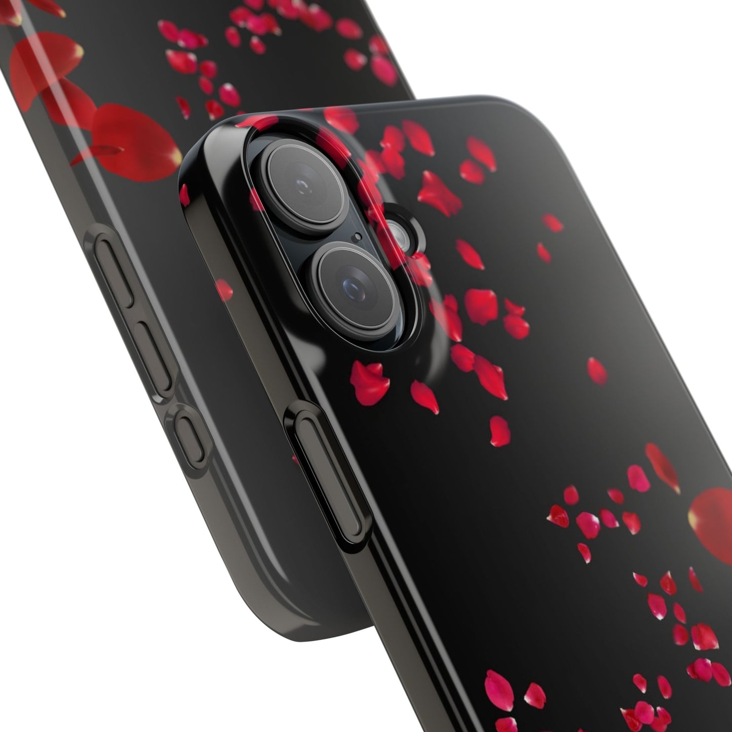 Romantic Rose Slim Phone Case - Floral Design, Love Gift, Phone Accessory, Customizable Cover, Valentine’s Day Present