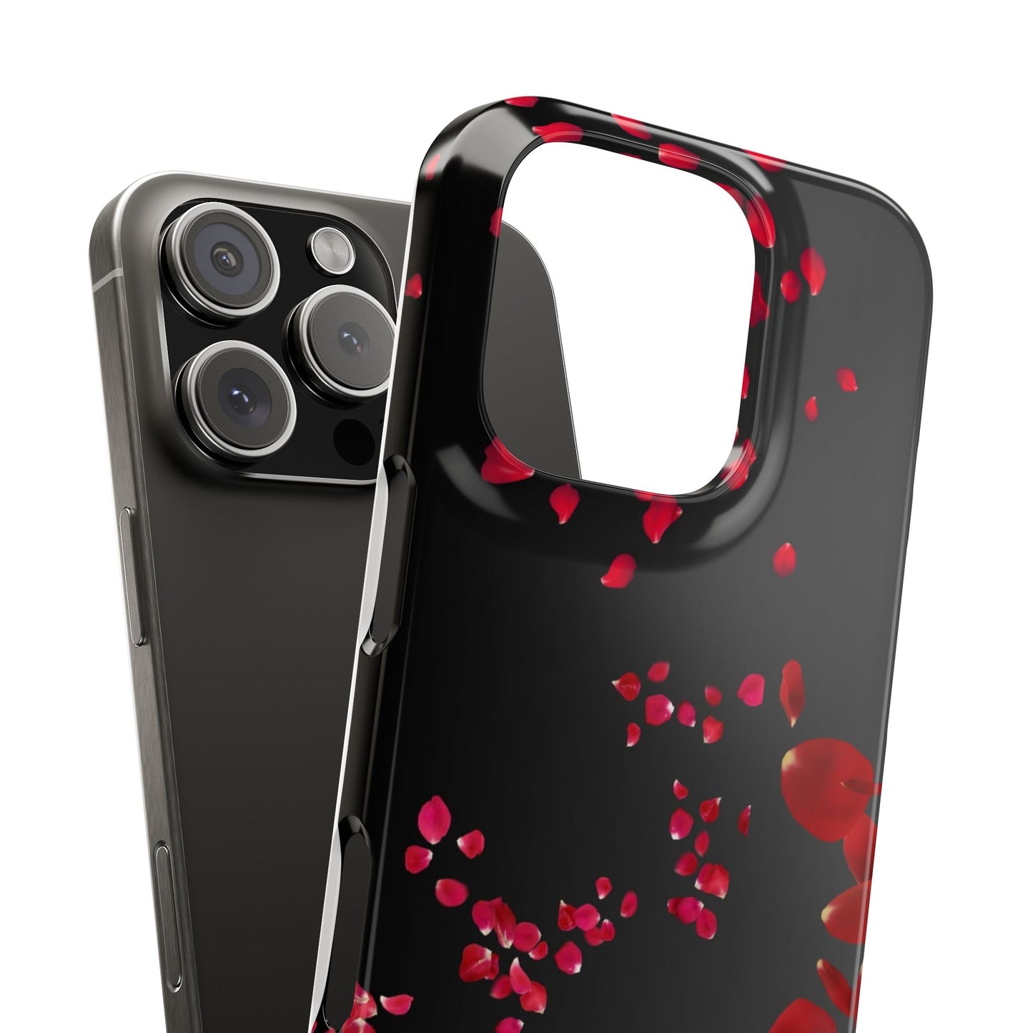 Romantic Floral Phone Case, Snap Case for Lovers, Cute Phone Cover, Gift for Her, Valentine's Day Accessory, Floral Design Snap Cases