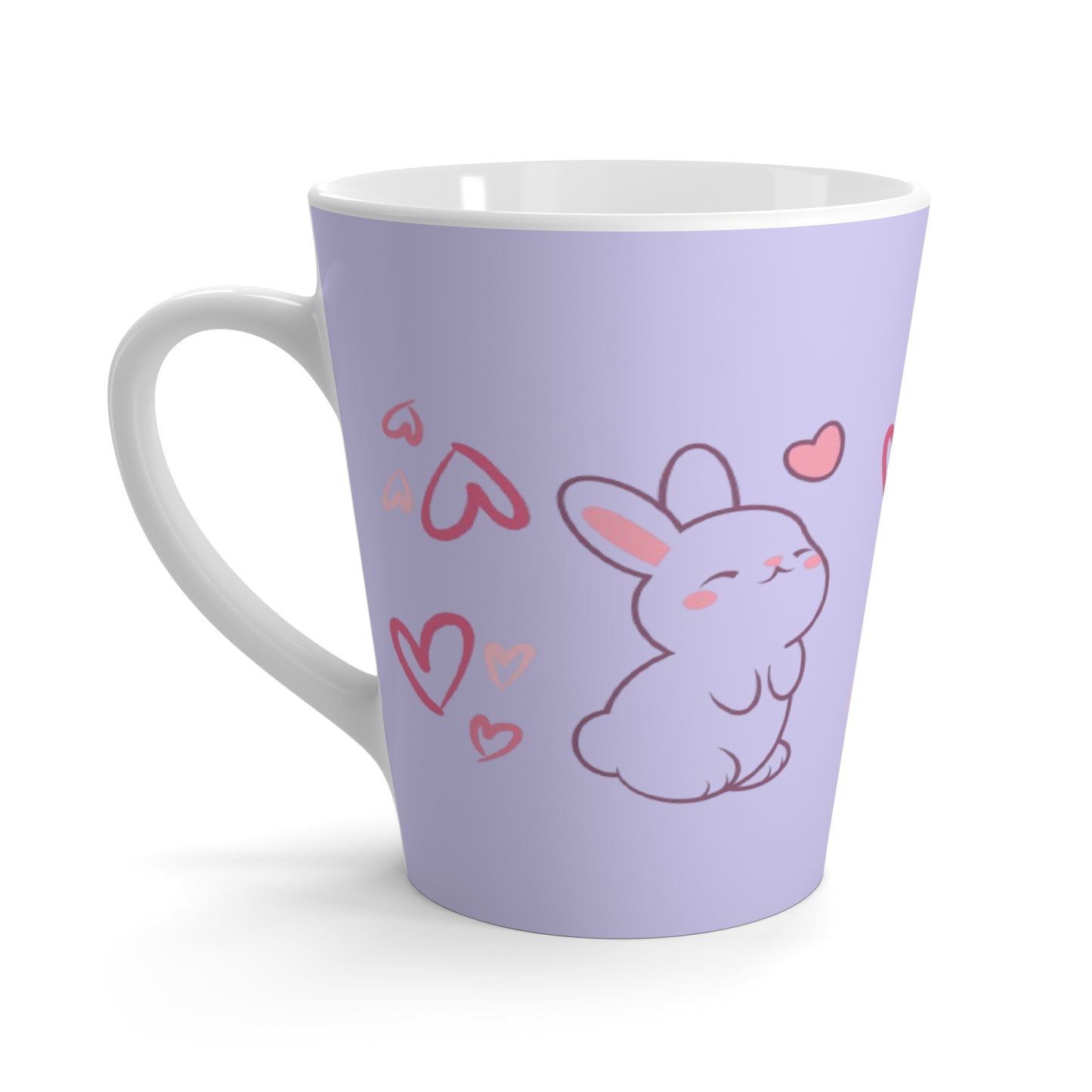 Cute Bunny Love Latte Mug – Adorable Ceramic Cup for Coffee Lovers