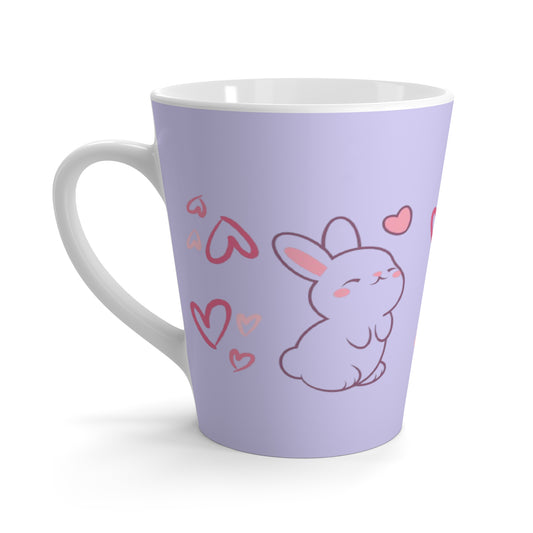 Cute Bunny Love Latte Mug – Adorable Ceramic Cup for Coffee Lovers
