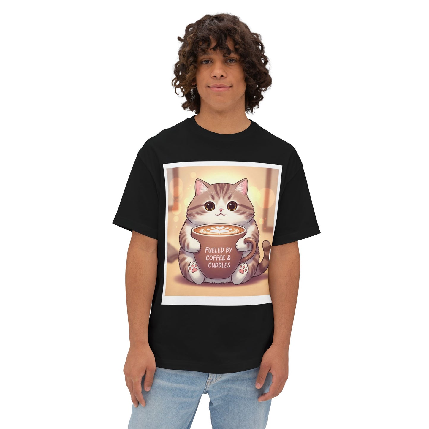 Coffee and Cuddle Unisex Oversized Boxy