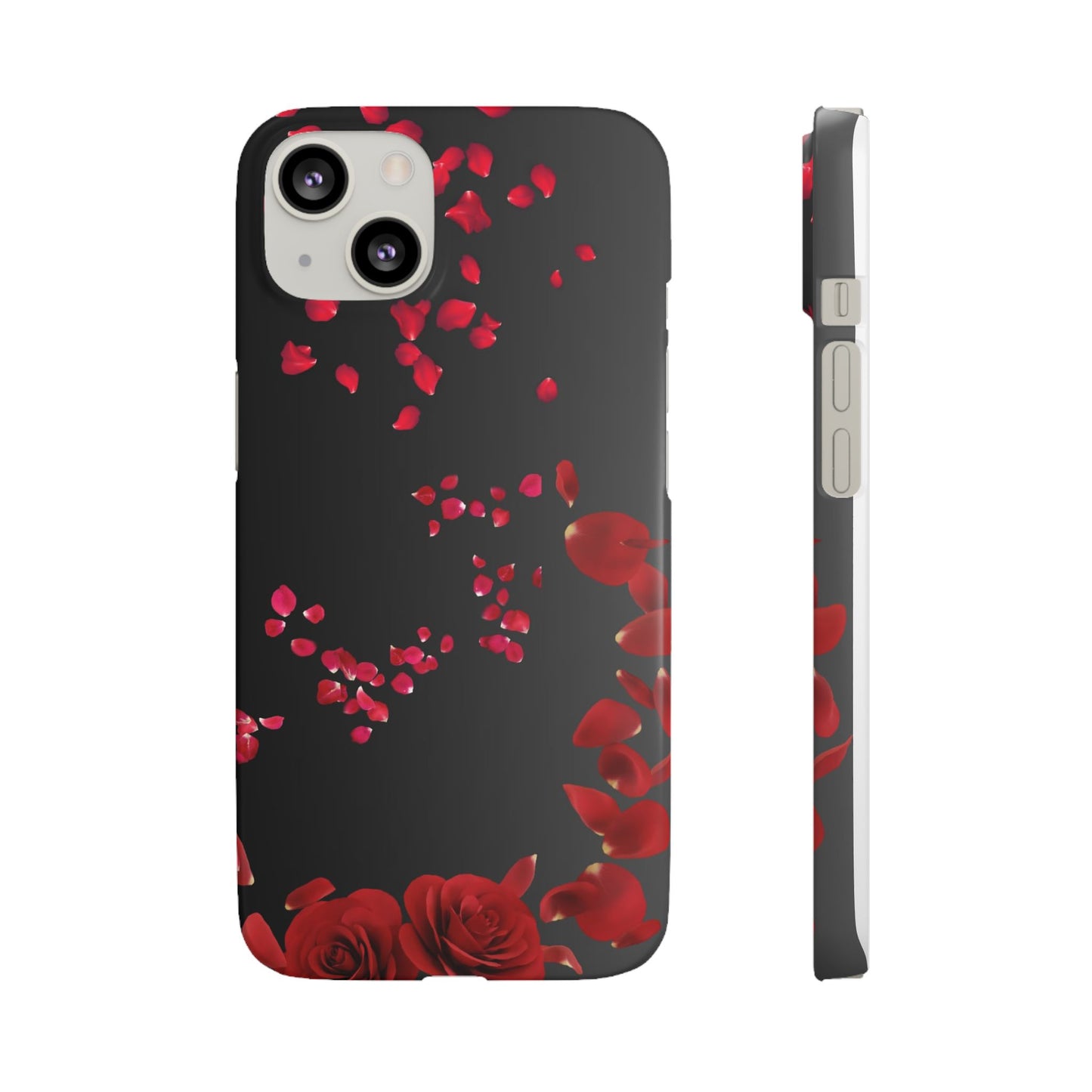 Romantic Floral Phone Case, Snap Case for Lovers, Cute Phone Cover, Gift for Her, Valentine's Day Accessory, Floral Design Snap Cases