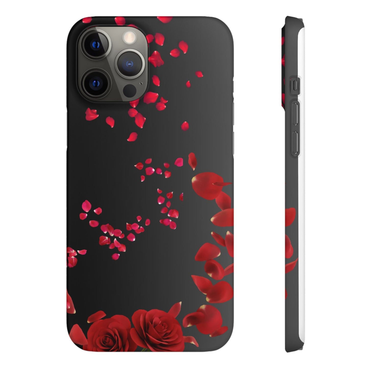 Romantic Floral Phone Case, Snap Case for Lovers, Cute Phone Cover, Gift for Her, Valentine's Day Accessory, Floral Design Snap Cases