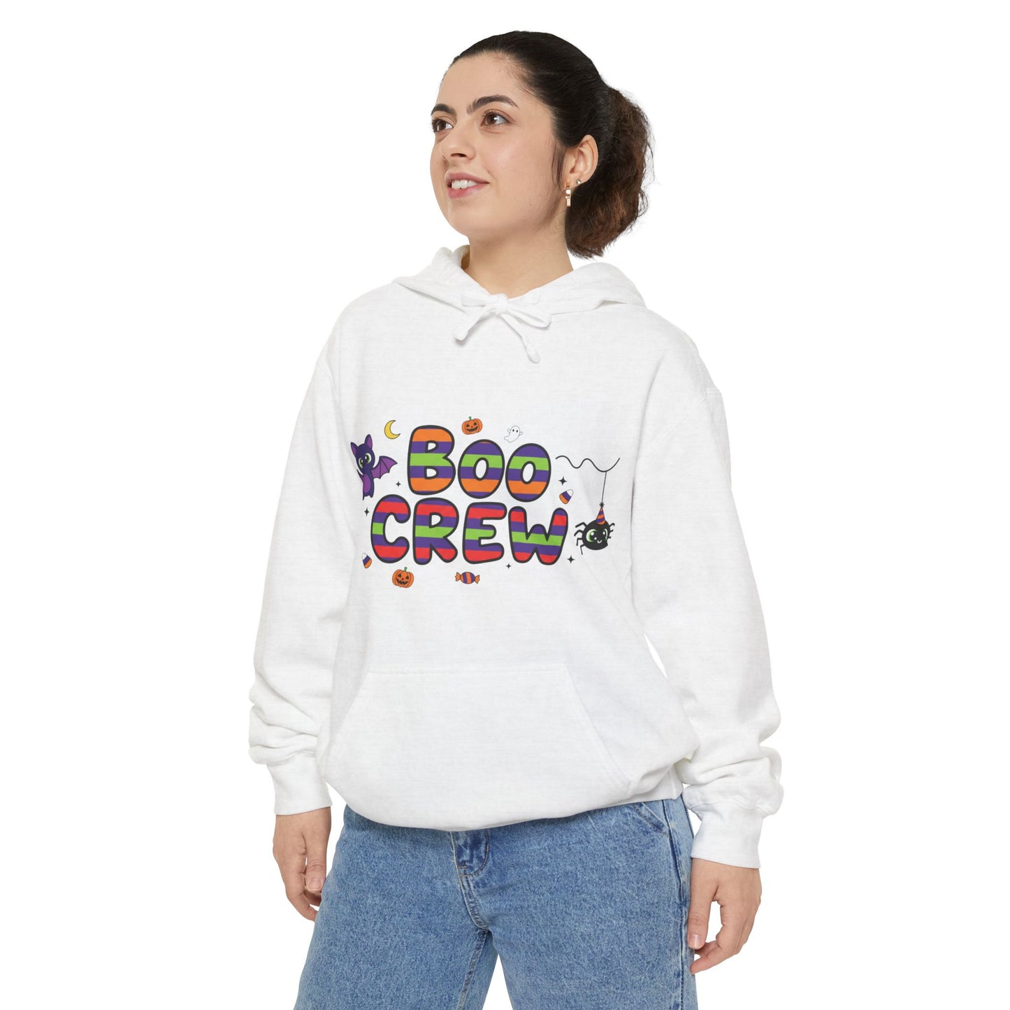 Boo Crew Unisex Hoodie – Cozy Halloween & Fall Sweatshirt