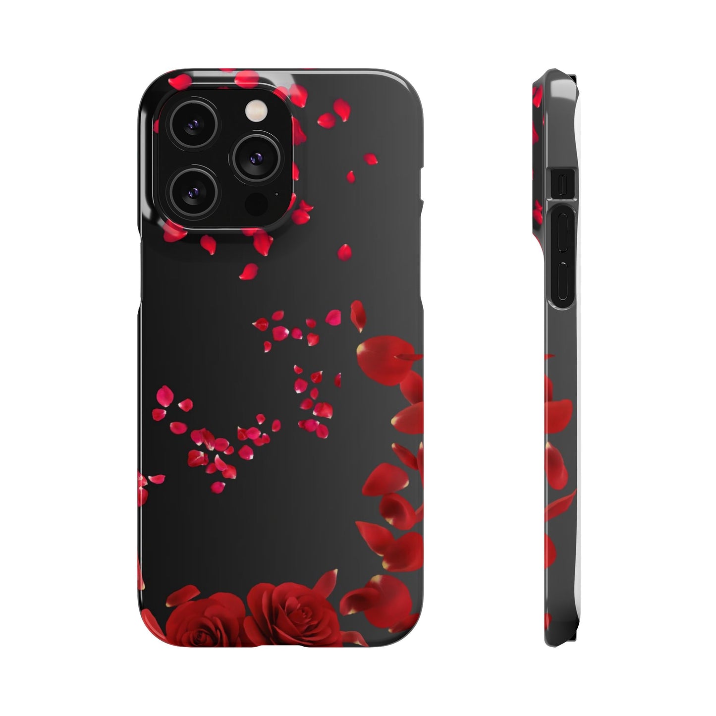 Romantic Floral Phone Case, Snap Case for Lovers, Cute Phone Cover, Gift for Her, Valentine's Day Accessory, Floral Design Snap Cases