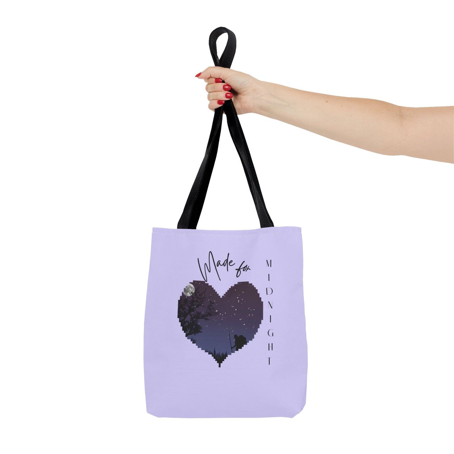Midnight Heart Tote | Modern, Eco-Friendly Carryall