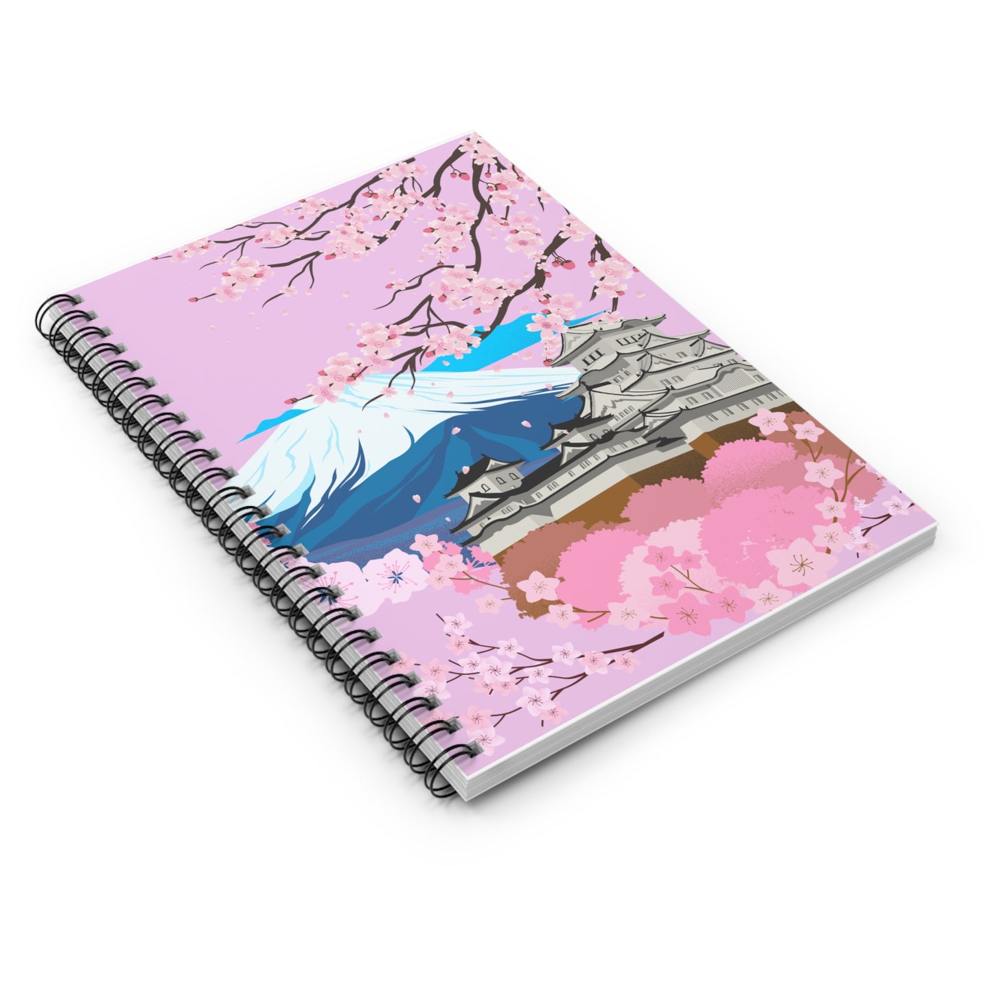 Cherry Blossom Spiral Notebook
