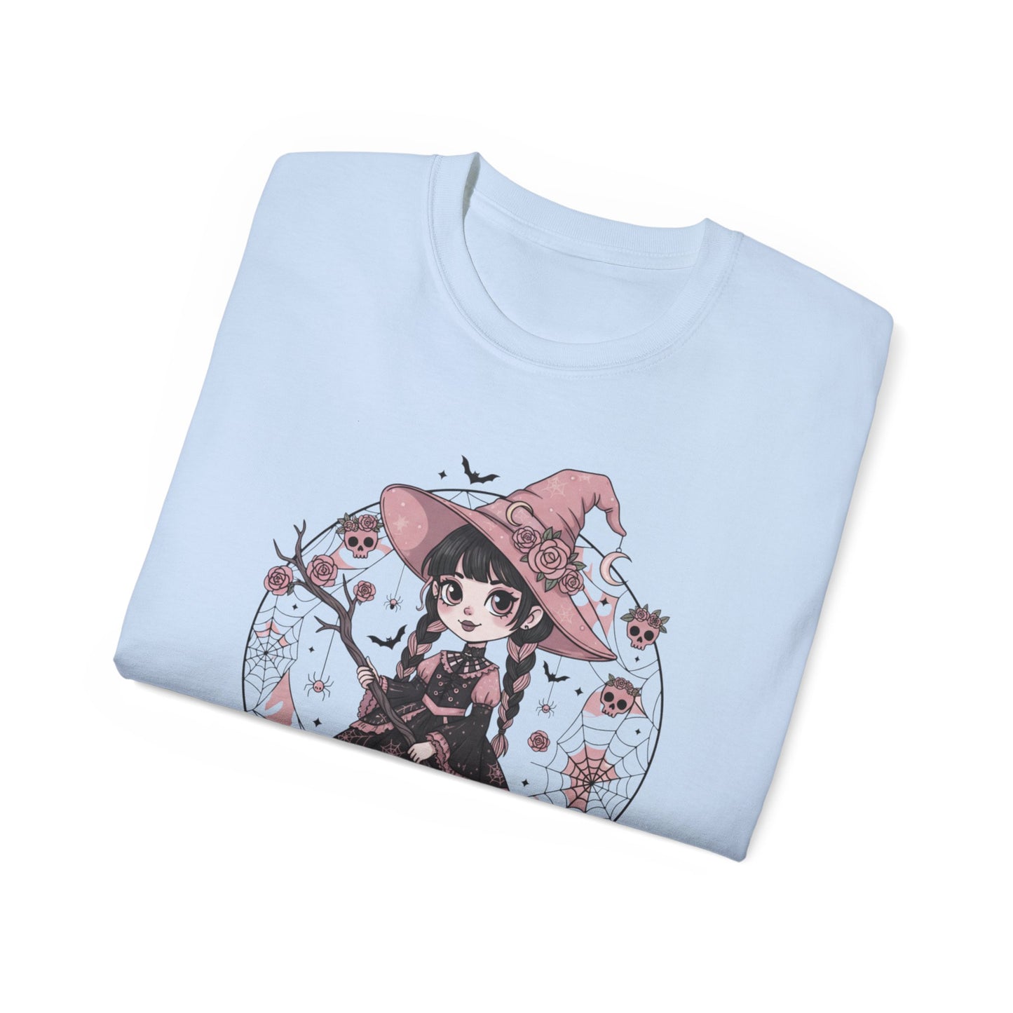 Spooky & Sweet Witch Halloween T-Shirt | Cute Witchy Unisex Graphic Tee