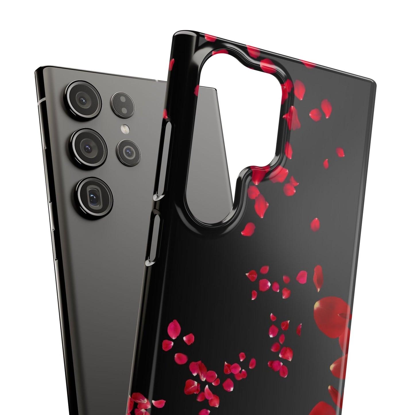 Romantic Floral Phone Case, Snap Case for Lovers, Cute Phone Cover, Gift for Her, Valentine's Day Accessory, Floral Design Snap Cases