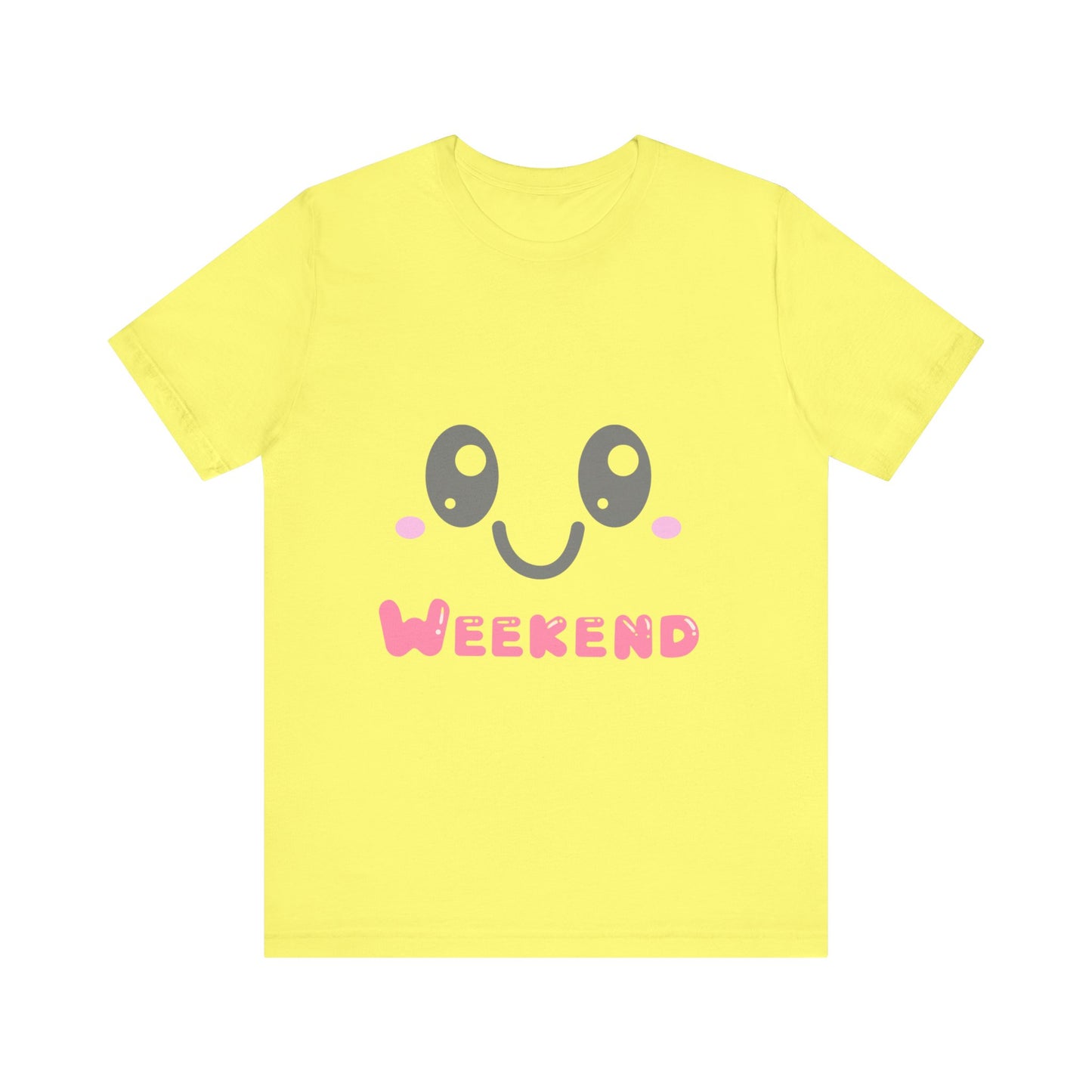 Weekend Kawaii Face T-Shirt