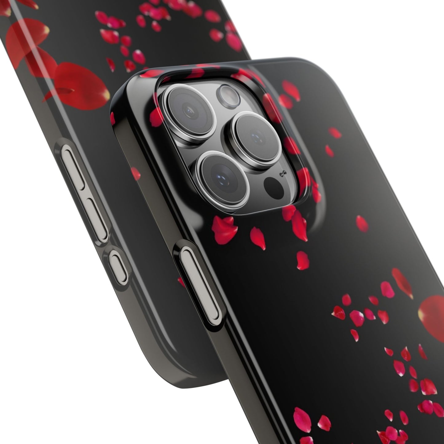 Romantic Rose Slim Phone Case - Floral Design, Love Gift, Phone Accessory, Customizable Cover, Valentine’s Day Present